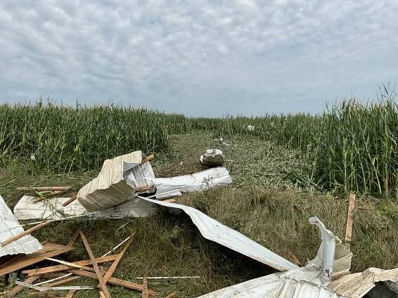Confirmed tornadoes from Monday’s derecho
