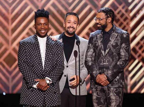 Hamilton Alums Lin-Manuel Miranda, Leslie Odom Jr., Daveed Diggs Reunite to Open the 2022 SAG Awards