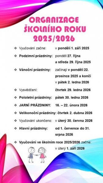 Organizace školního roku 2020 - 21