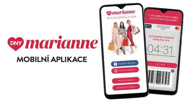 Už máte staženou aplikaci Dny Marianne?