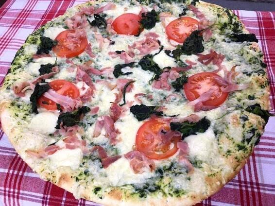 Pizza spinaci