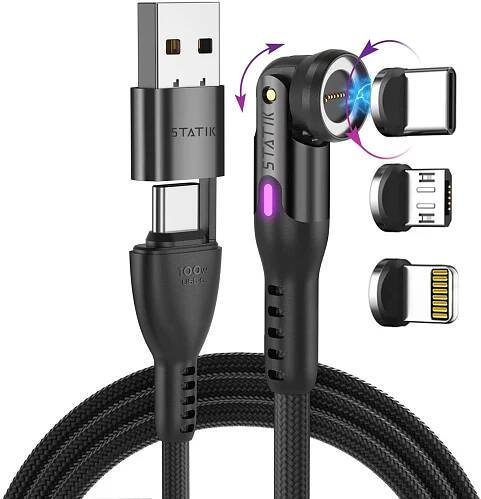 Statik 360 PRO 2.0 magnetický USB kabel (1m)