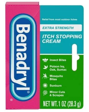 Benadryl Extra Strength Itch Relief Cream, Topical Analgesic, 1 oz
