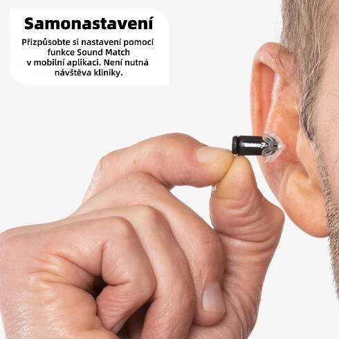 Siemens EARGO 7 OTC sluchadlo: neviditelné, dobíjecí, flexibilní CIC,