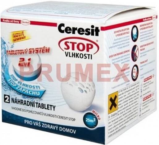 Ceresit Stop vlhkosti Pearl náhradní tablety 2 x 300 g