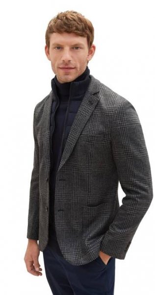 Pánské sako TOM TAILOR šedé | EXE JEANS | Specialisté na džíny Mustang, Cross, Mavi a další