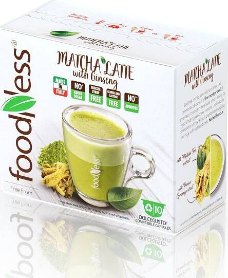 FoodNess Dolce Gusto Matcha Latte s ženšenem 10 ks