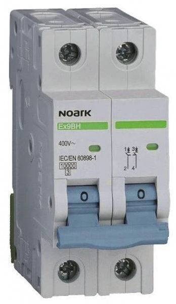 100399 Ex9BH 2P C20 Jistič 20A 2P C 10kA