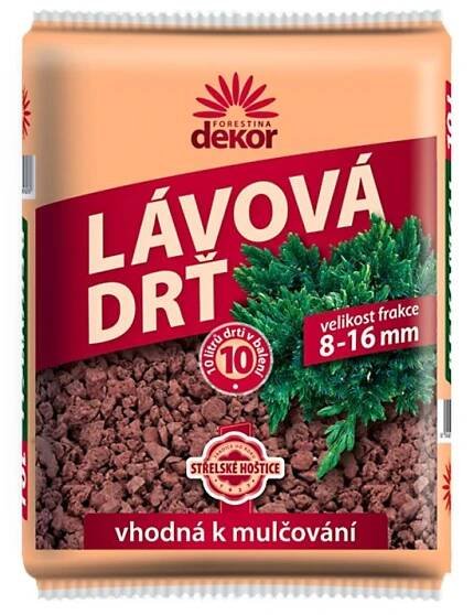 Forestina Dekor Lávová drť 8-16 mm, 10 l