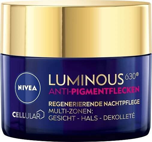 Nivea Cellular Luminous 630 noční krém proti pigmentovým skvrnám 50 ml