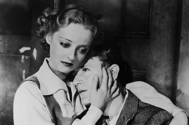 Zkamenělý les - Z filmu - Bette Davis, Leslie Howard