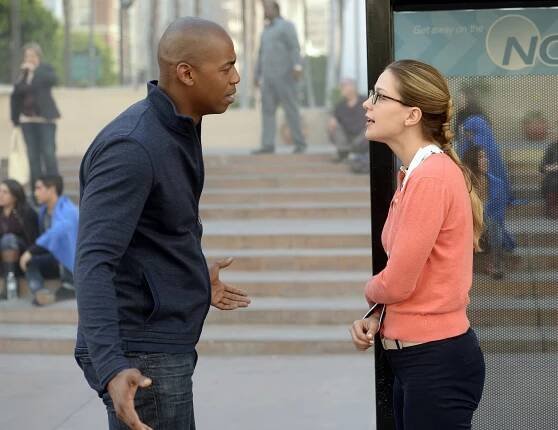 Supergirl - Human for a Day - Z filmu - Mehcad Brooks, Melissa Benoist