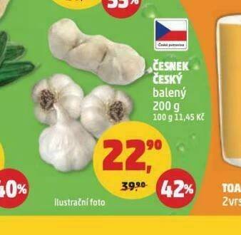 Penny Market Česnek český nabídka