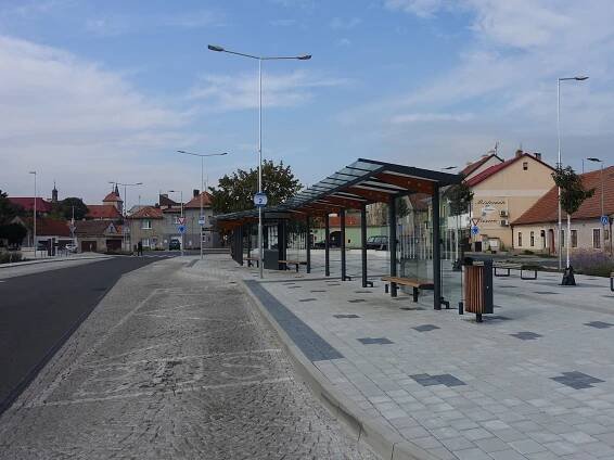 Modernizace autobusového nádraží a parkoviště v Libochovicích