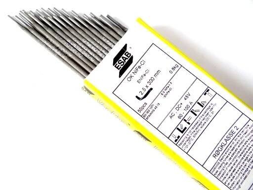 Elektroda pro svařování litiny NiFe-CI Fi 2,5 ESAB