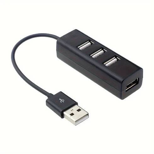 4-port USB Connector Computer Mouse Keyboard Memory Card Independent Switch *