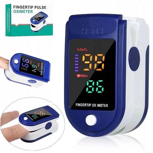 PULZOMĚR MĚŘENÍ TEPOVÉ FREKVENCE NA PRST PULZNÍ OXYMETR LED VELKÝ DISPLEJ EAN (GTIN) 5907419743038