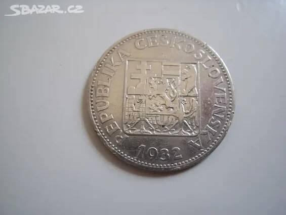 10 Kč, stříbro (Ag), rok 1932