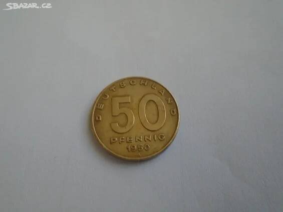 50 PFENIK 1950-A - Teplice - Bazar