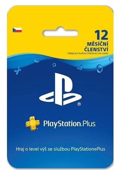 PlayStation Plus 12 měsíční členství Nové - Prokonzole.cz