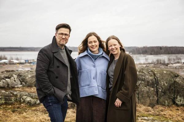 Klaus Härö, Oona Airola, Alma Pöysti - photo by Lasse Lecklin