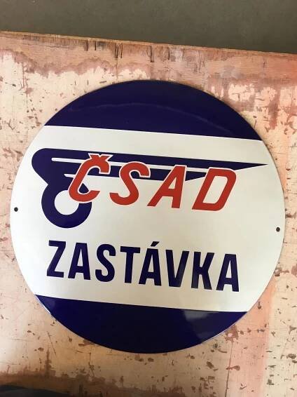 Smaltovaná cedule nová