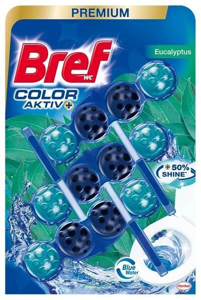 Bref WC blok Power Aktiv Eucalyptus 3 x 50 g