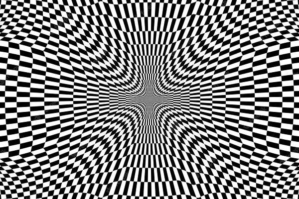 A Black And White Checkered Pattern