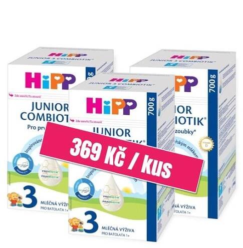 HiPP 3 Junior Combiotik 4 x 700 g - KidPro Toys, s.r.o.