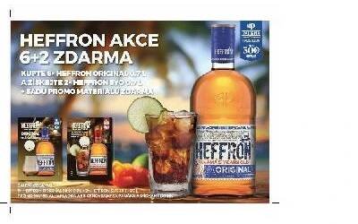 HEFFRON ORIGINAL 38 % 0,7 l AKCE 6x 0,7 + 2xHEFFRON 5YO 0,7+SADU PROMO mat. .ZDARMA