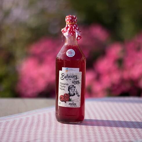 Malina – sirup 1l - Babiččiny sirupy