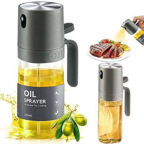 SPREJ NA OLEJ OSTŘIKOVAČ NA OLEJ OCET OLEJ SKLO DÁVKOVAČ LÁHEV 250ml za 338.00CZK - Allegro