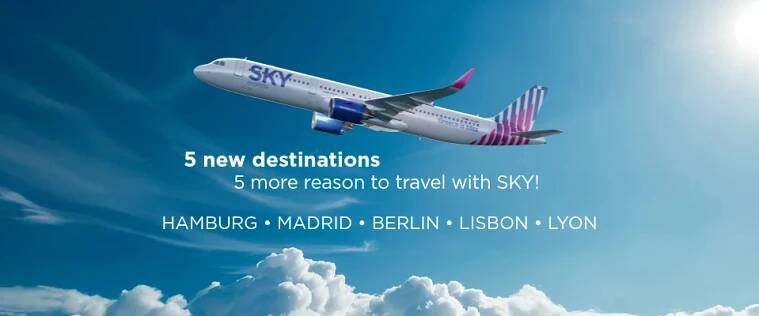 SKY express: 5 New International Destinations & 2 New Aircraft