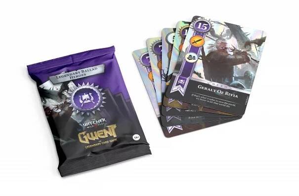 Karetní hra Gwent - Ballads Legendary Foil Cards - Skellige (10 karet