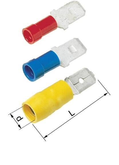Elpress Elpress Pre-Insulated Tabs - Halogen Free. A1507H, A2507H, A4607H