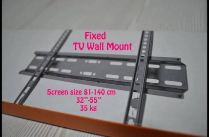 How to FIXED WALL MOUNT for (LCD & LED) TV / SUPER Easy Way