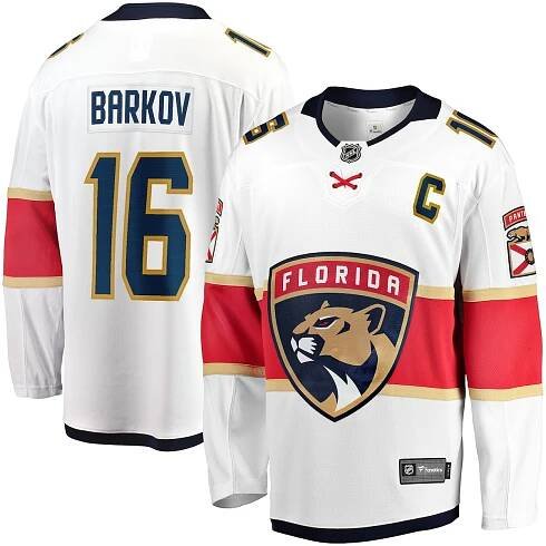 Florida Panthers Fanatics Away Breakaway Jersey - Aleksander Barkov - Mens