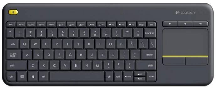 Logitech Wireless Touch Keyboard K400 Plus US černá od 821 Kč