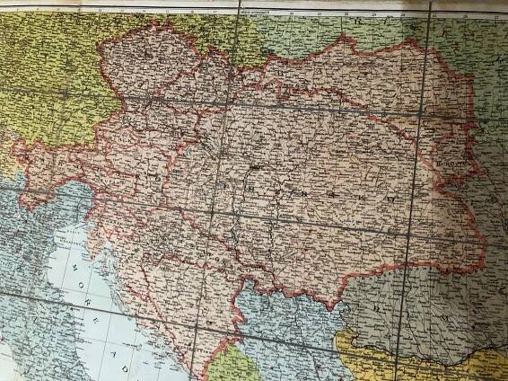 Stará mapa - RAKOUSKO UHERSKO!!!!! | Aukro