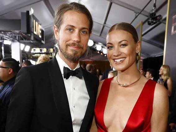 Tim Loden and Yvonne Strahovski arrive at the 69TH PRIMETIME EMMY AWARDS