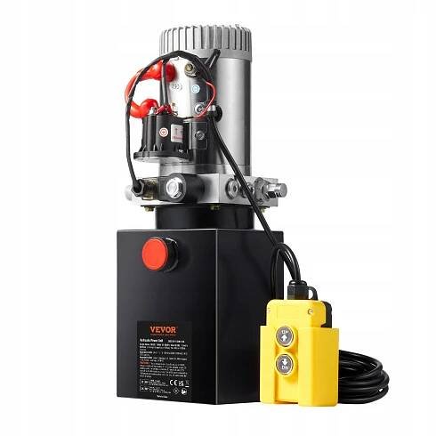 Hydraulické čerpadlo 8 litrů, jednočinné čerpadlo pro sklápěcí přívěs, napájecí jednotka DC 12V Katalogové číslo dílu YXYYB1