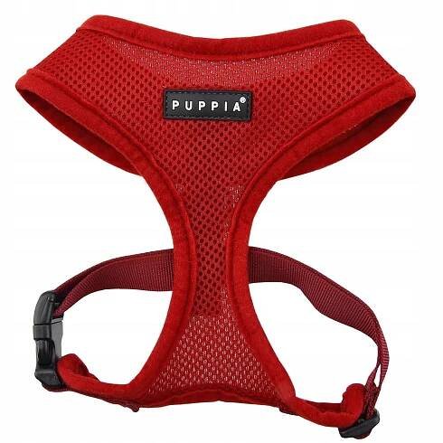 Postroj pro psa nebo kočku PUPPIA soft bordový