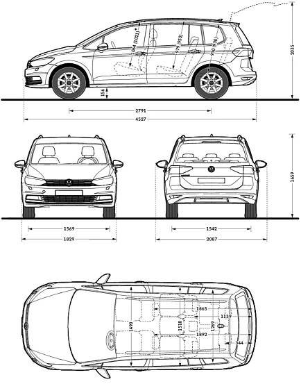 VW Touran rozměry parametry a technická data Volkswagen.jpg