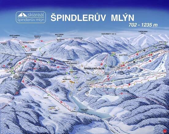 Skiareál Svatý Petr - Špindlerův Mlýn