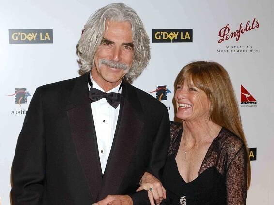 Sam Elliott and Katherine Ross during 2nd Annual Penfolds Gala Black Tie Dinner - Arrivals at Century Plaza Hotel in Century City, California, United States