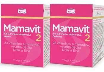 GS Mamavit 2 Těhotenství a kojení, 30 tablet + 30 kapslí - balení 2 ks