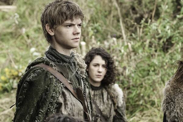 Hra o trůny - Deště Kastameru - Z filmu - Thomas Brodie-Sangster, Ellie Kendrick