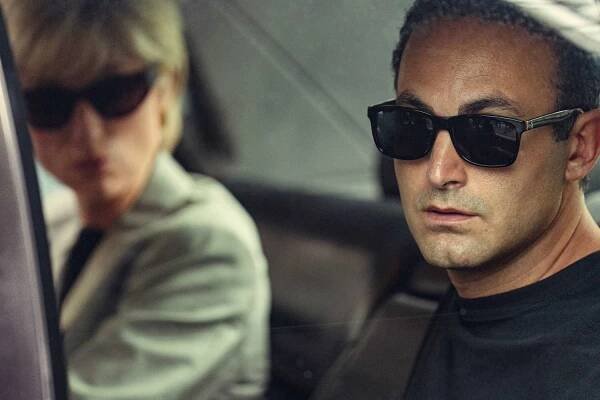 Elizabeth Debicki and Khalid Abdalla