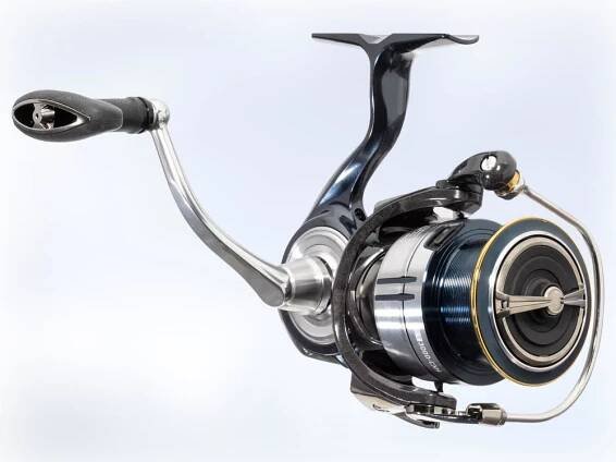 A close up of the Daiwa Certate LT Spinning Reel.