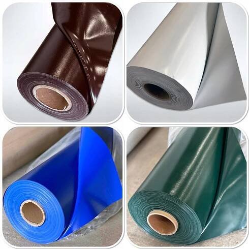 PVC krycí plachta 650 na míru Zelená Šedá Modrá Hnědá Černá